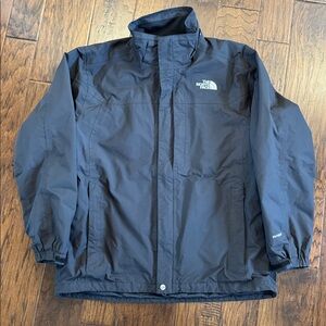 The North Face 3 in 1 Hyvent Black Jacket Size XL